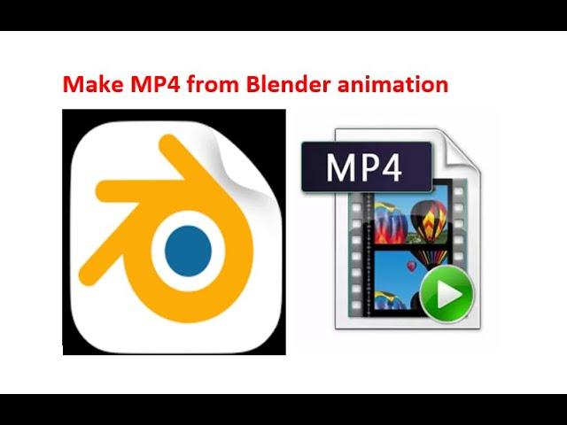 Export and Render mp4 file from BLENDER  animation | Creat video from blender | output video blender