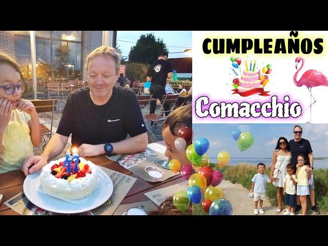  CUMPLEAÑOS de mi ESPOSO ITALIANO   VLOG: COMACCHIO, FLAMENCOS  Delta de Po, Italia