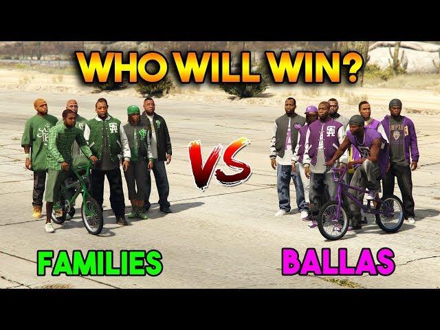 GTA 5 ONLINE : FAMILIES VS BALLAS (WHO WILL WIN?)