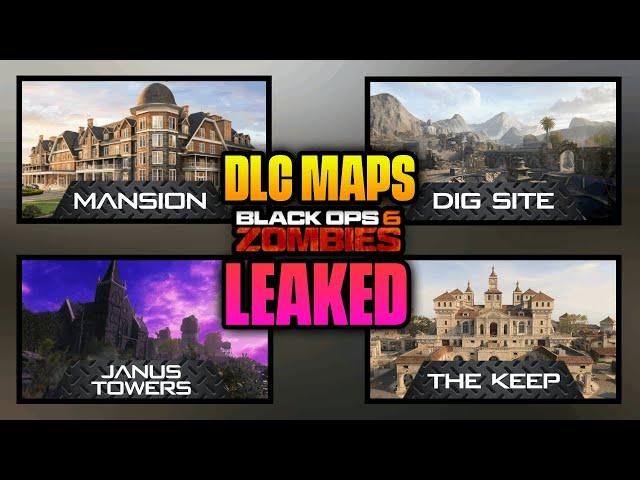 BLACK OPS 6 FIRST 4 DLC MAPS LEAKED! (Janus Towers, The Keep & MORE!)