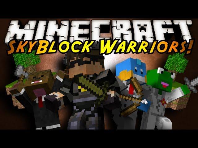 Minecraft Mini-Game : SKYBLOCK WARRIORS!