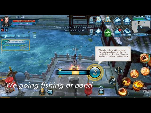 Jade Dynasty Mobile - Upgrade Fishing Skill