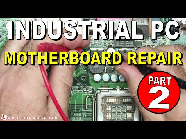 PART 2 Industrial Computer Motherboard Component Level Repair Barcrest Triple 7 DFI Itox  EL336