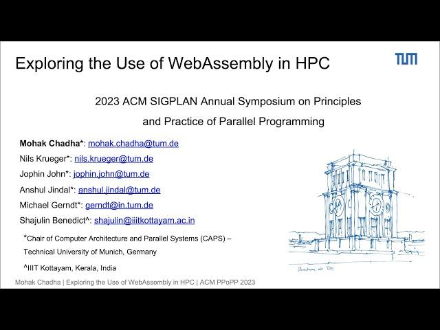 Exploring the Use of WebAssembly in HPC - PPoPP'23