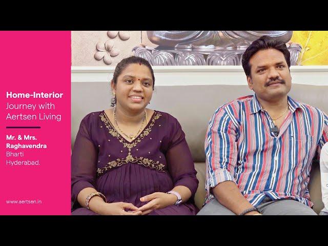 Unveiling Raghavendra and Swathi's home interiors | Aparna Cyberscape | Aertsen Living