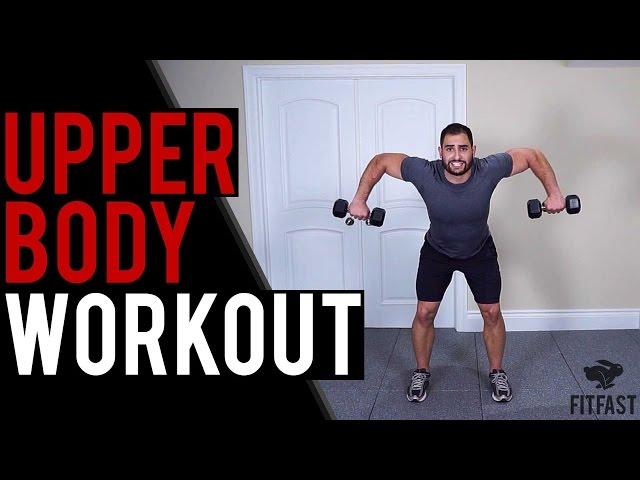 Total Upper Body Dumbbell Home Workout | Get Chiseled Arms, Chest, Shoulders & Upper Back