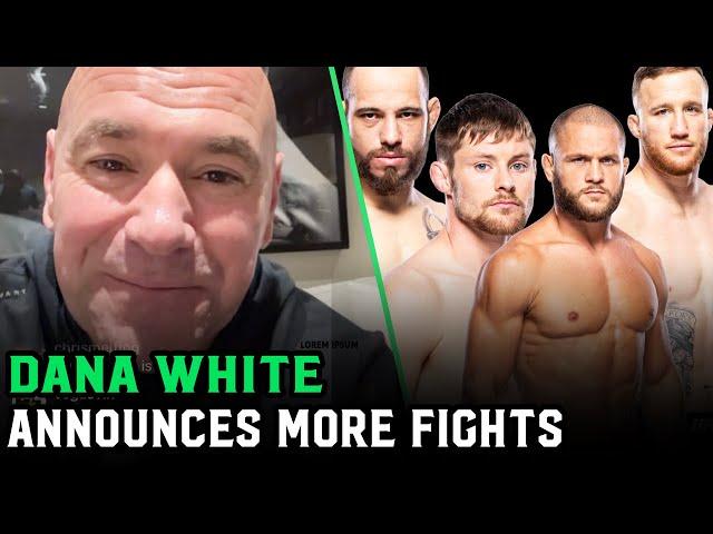 Dana White announces Bryce Mitchell vs. Jean Silva and Rafael Fiziev vs. Justin Gaethje