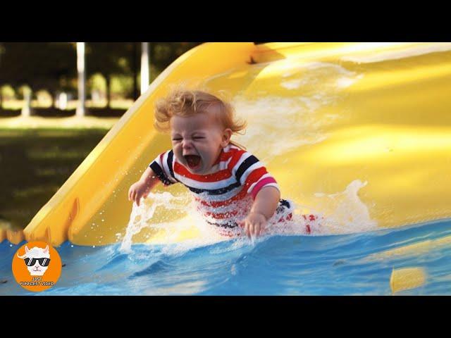 FUNNY BABIES WATER FAILS - Funny Baby Videos || Just Funniest