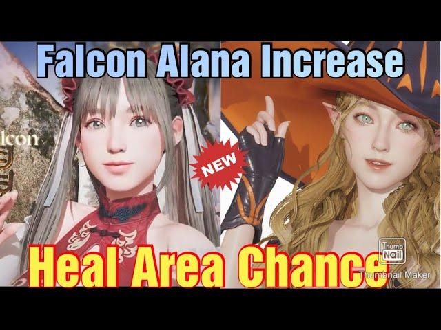 Rise Of Eros Flame Falcon Alana Heal Area Increase Success rate. (ignore i said Dragon cry Eileen)