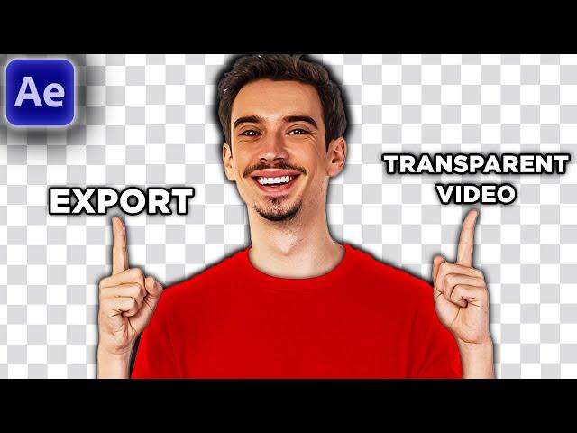 How To Export Transparent Video in After Effects (2025)