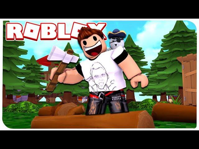 РЕАЛЬНАЯ ЖИЗНЬ ДРОВОСЕКА !!! | ROBLOX ПО РУССКИ | | Роблоксер Альберт