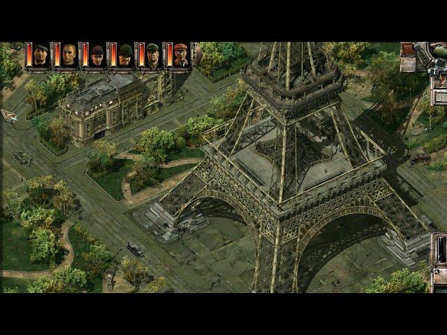 Commandos 2 Men Of Courage Remaster HD Mission 10 : Is Paris Burning [1080p 30fps] (High Quality)