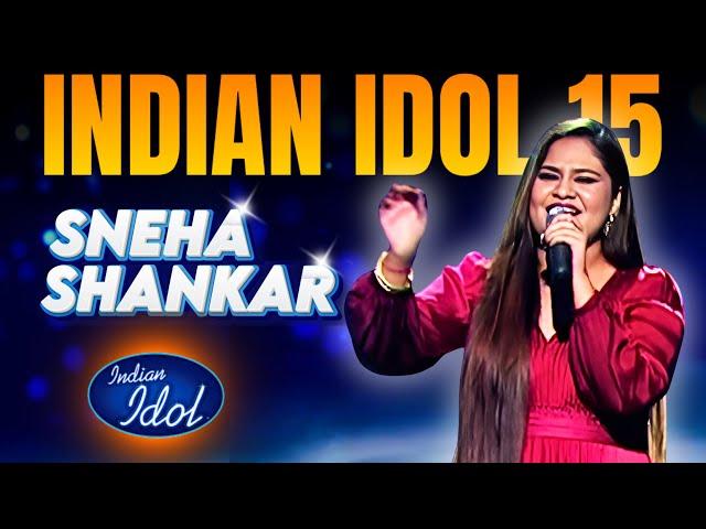 Awesome Singing Sneha Shankar Grand Premiere Indian Idol 15| Sneha ShankarToday Song Indian Idol15