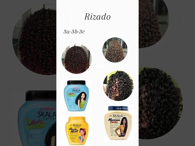 SKALA PARA TIPOS DE CABELLO