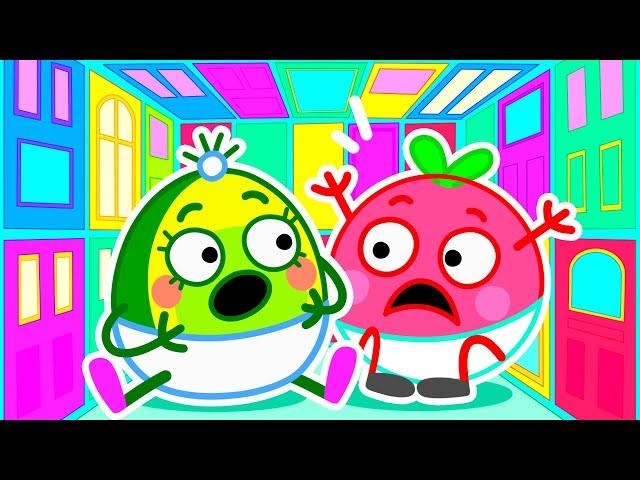 Mystery Doors Challenge 🟡🟩 It's a Baby Race || Best Kids Cartoon by Pit & Penny Stories 