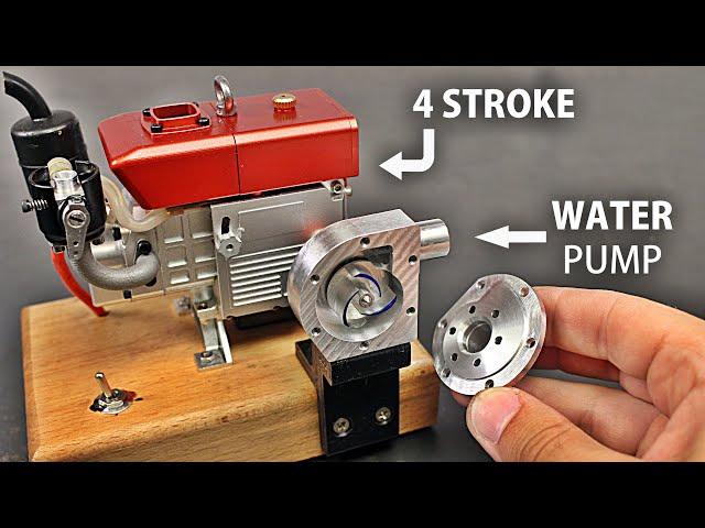 Miniature Gasoline Engine Powered Water PUMP!