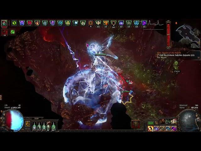 [PoE 3.16] Aura stacker / Armor Stacker VS Tier 16 K’tash, the Hate Shepherd Scourge Boss