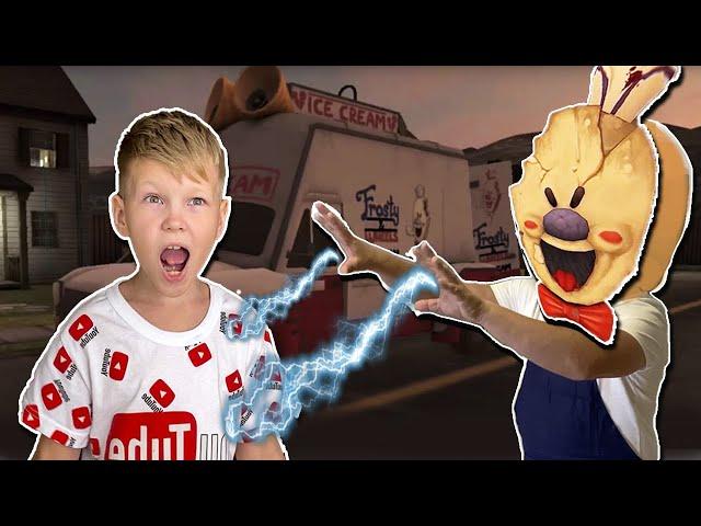 Мороженщик ПОЙМАЛ Сеню в реальной жизни!  Ice Scream in real life Мороженщик! ВЕНЯ СЕНЯ ШОУ