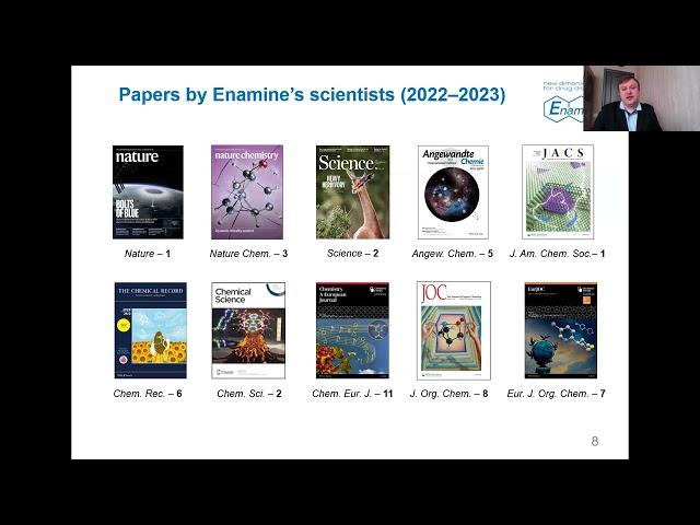 Scientific research at Enamine (Vienna Doctoral School in Chemistry Retreat, 2024)