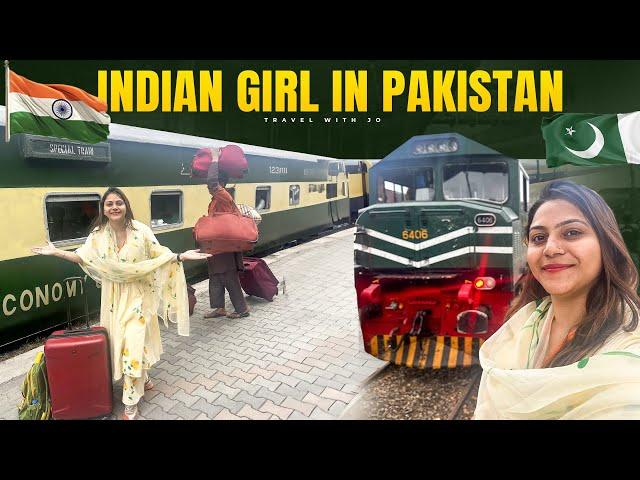 Indian girl in Pakistan  Pakistani Railway  Wagah Border to Panja Sahib via Lahore || Day 1