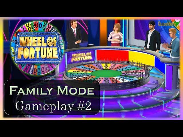 Wheel of Fortune Family Mode Gameplay #2 | Nintendo Switch