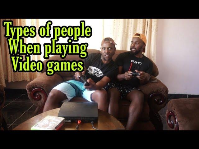 Different types of people when playing video games