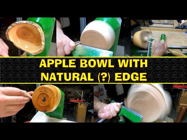 Apple Bowl with Natural (?) Edge