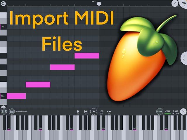 How To Import And Use MIDI File In FL Studio Mobile