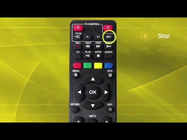 Conoce como programar tu control remoto STARTV