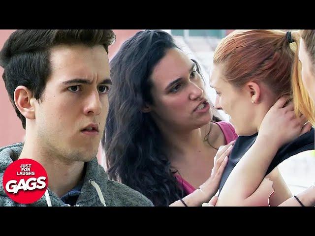 Pick Me Girl Flirts With Her Boyfriend  | Just For Laughs Gags