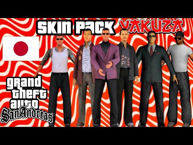 SHARE!! Skin Pack Mafia YAKUZA GTA San Andreas