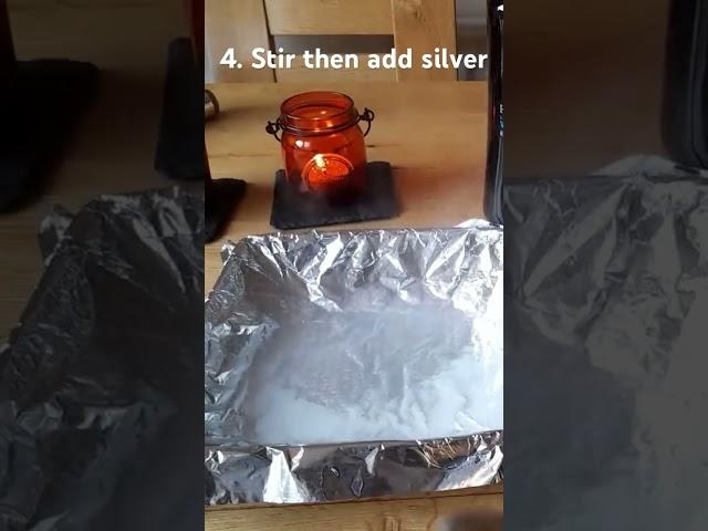 How to clean silver at home