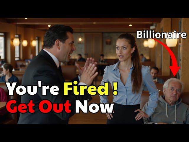 Waitress Fired for Helping Secret Billionaire and the Shocking Truth Behind It | moral stories