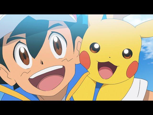 UK: ENTER PIKACHU! | Pokémon Journeys: The Series Episode 1