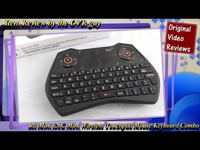 Rii Mini i28C Mini Wireless Touchpad Mouse Keyboard Combo Review