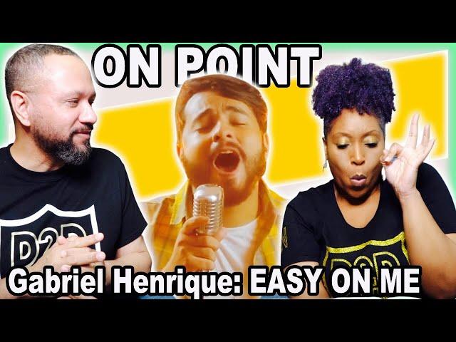 Easy On Me - Gabriel Henrique (Cover Adele) REACTION - Drew Nation