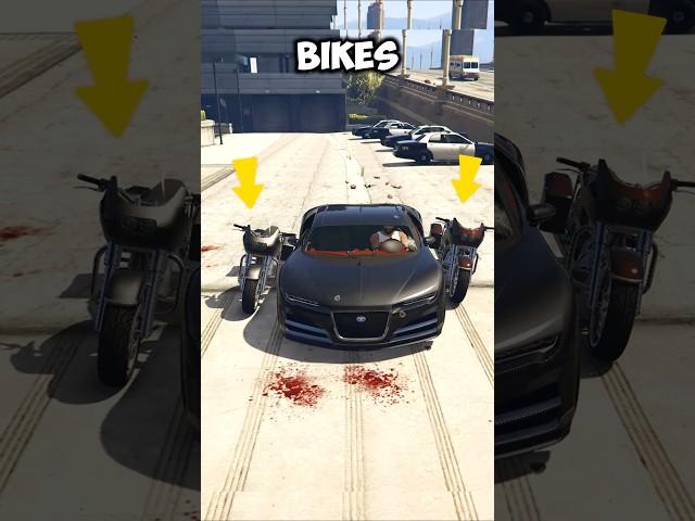 If Your Car Doors Are Blocked by Two Bikes in GTA Games? #gta