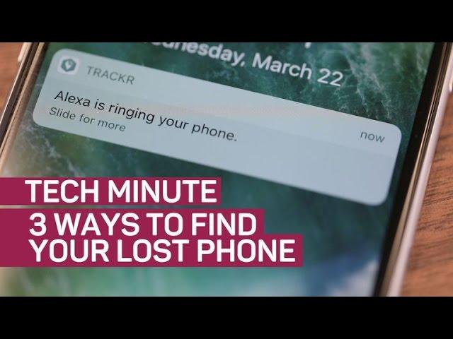 3 ways to find your lost phone