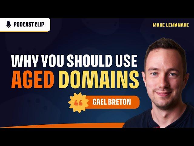 Benefits of using Aged Domains | Podcast Clip