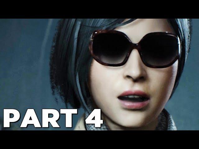 RESIDENT EVIL 2 REMAKE Walkthrough Gameplay Part 4 - ADA WONG (RE2 LEON)