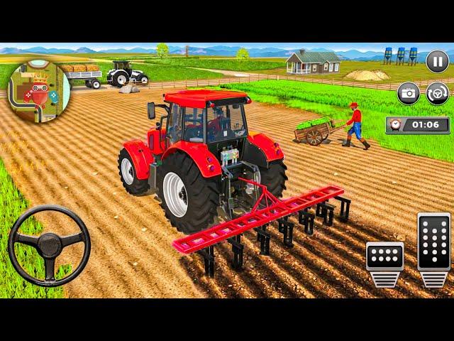 Modern Farm Tractor Driving Games - Farming Tractor 3D #2 - Android Gameplay