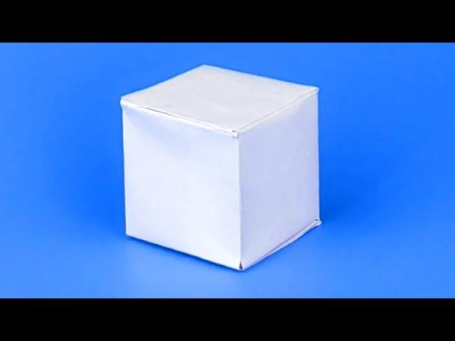 How to make a Paper 3D Cube with a4 paper // New Way