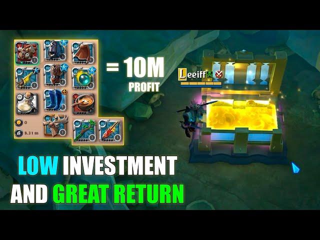 Build T4.0 Solo Static Dungeon t5 l low investment l 10m+ profit Albion online