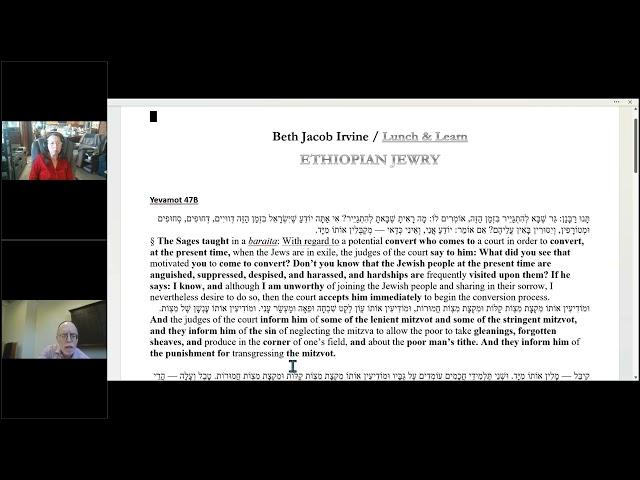 Lunch&Learn:  Ethiopian Jewry