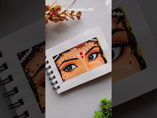 Radharani Eyes Drawing  #shorts #art #trending #namratart