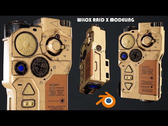 Wilcox Raid X Modeling In Blender Part 1 #blender #modeling #weapon