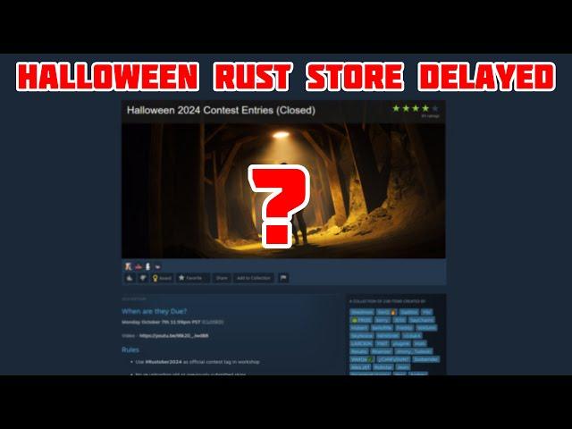 Halloween Rust Store Rotation Delayed? (October 17 2024)