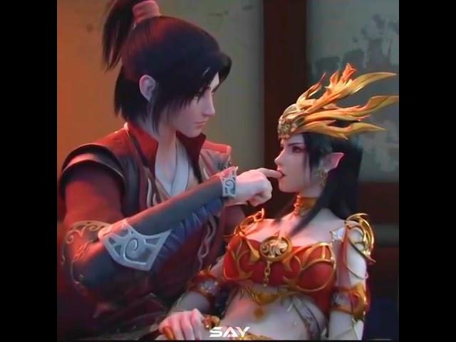 Queen medusa & xiao yan first meeting  Battle through the heavens #donghua #3danimation #btth #amv