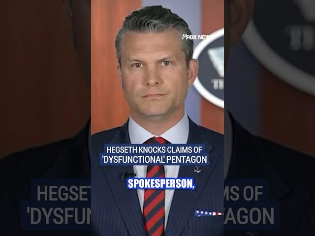 Pete Hegseth rips former employee for 'dysfunctional' Pentagon claims #petehegseth #trump #foxnews
