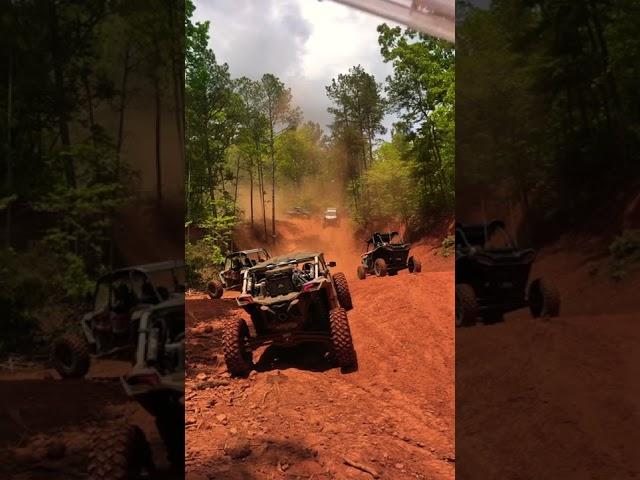 The Bowl at Indian Mountain Atv park. Fun group playing around